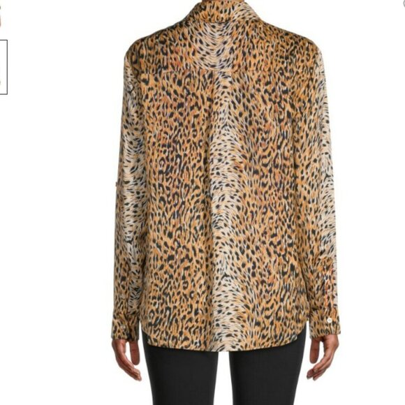 LE SUPERBE Cheetah - Print Walking Safari Shirt - Picture 13 of 13